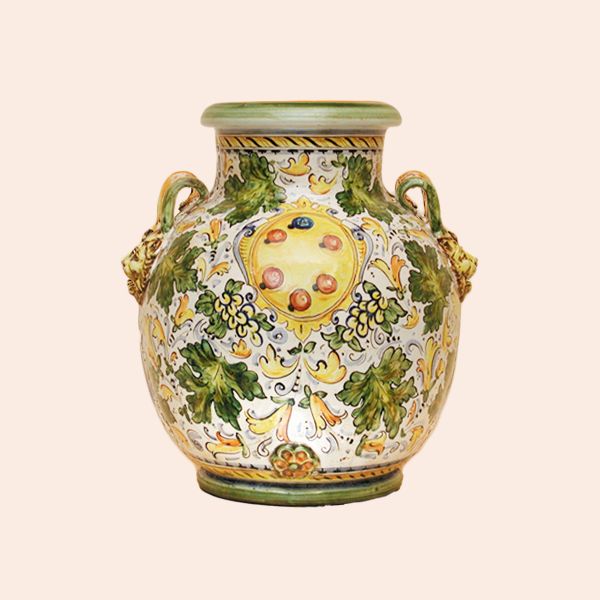 C110B 48M - Round Jar cm 48 H cafaggiolo colori